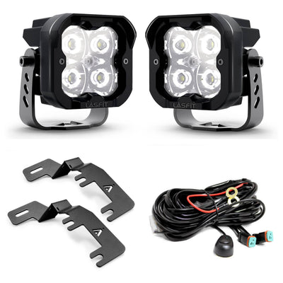 3" LED Pod Ditch Light Kit for 2015-2022 Chevrolet Colorado/GMC Canyon | LASFIT