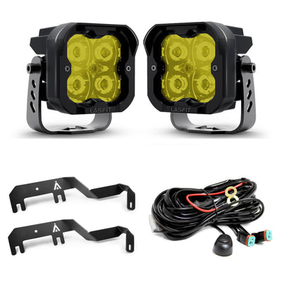 3" LED Pod Ditch Light Kit for Ford F250 F350 2017-2021 | LASFIT