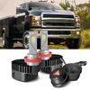 Chevrolet Silverado 4500HD 5500HD 6500HD 2019-2023 Custom LED bulbs w/Dust Cover