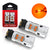 PWY24W PW24W CANBUS Anti Hyper Flash LED Turn Signal Lights Blinker Bulbs | Amber Yellow, 2 Bulbs
