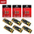 T10 194 168 LED Interior + Exterior Light Bulbs Error Free | 4-10 Bulbs White