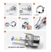 LC Plus H7 LED Bulbs 50W 5000LM 6000K White Plus H7 Bulb Adapter Holders TK003
