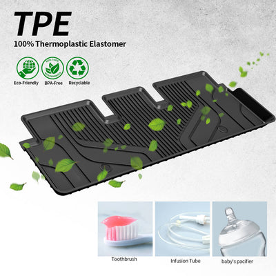 Lasfit 2017-2020 Tesla Model 3 Floor Mats 100% TPE Material