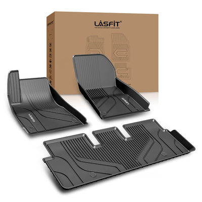 Lasfit 2021 Tesla Model 3 1st & 2nd Row Floor Mats