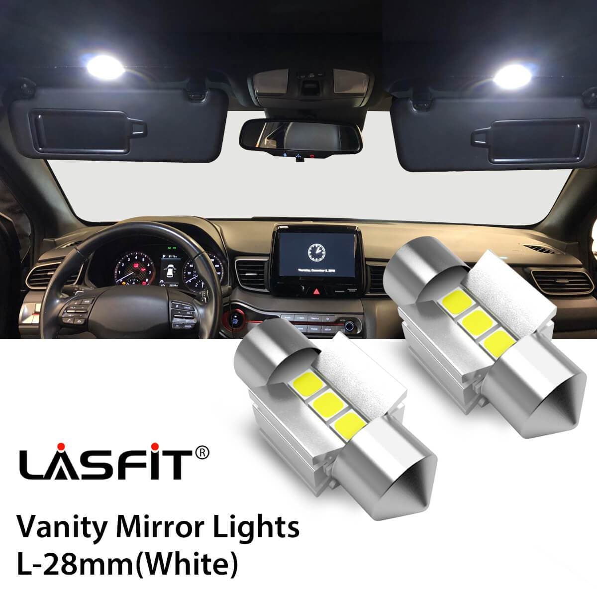 Fit for 2019-2021 Hyundai Veloster Custom H7 LED Bulb Exterior Interior Lights Plug and Play