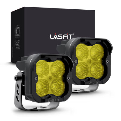 lasfit 3" flood lights pods 36W yellow
