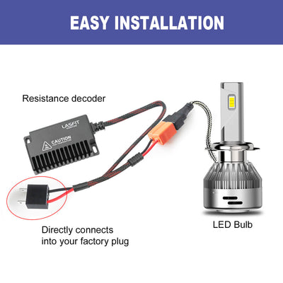 Resistor for H7 LED Car bulbs, (6 ohm resistance