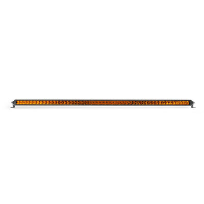 Lasfit 52" Off-Road LED Amber Light Bar With Slim Single Row Combo Flood Spot Design | Roof Rack Windshield Mount