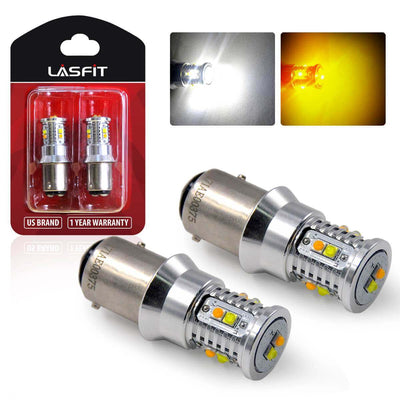 lasfit 1157 switchback turn signal light led bulb