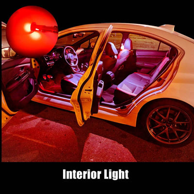 lasfit 168 interior light red