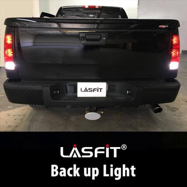 Lasfit 3157 3156 3057 3056 4157 LED Bulbs 6000K Super Bright Use for Back Up Reverse Lights, Daytime Running Lights, Parking Lights, Xenon White (Pack