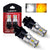 3157 3057 4057 4157 LED White/Amber Switchback LED Turn Signal Light Bulb (Need Extra Resistor), 2 Bulbs