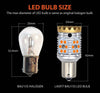 lasfit 5009 led bulb size vs halogen bulb