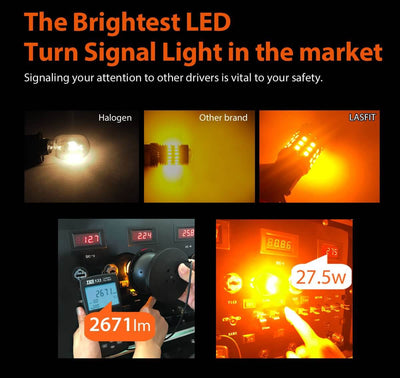 lasfit T-3157 bulb VS halogen bulb on the brightness