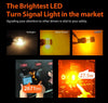 lasfit T-7443 amber turn signal light VS other bulbs