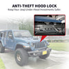 anti-theft hood lock for jeep