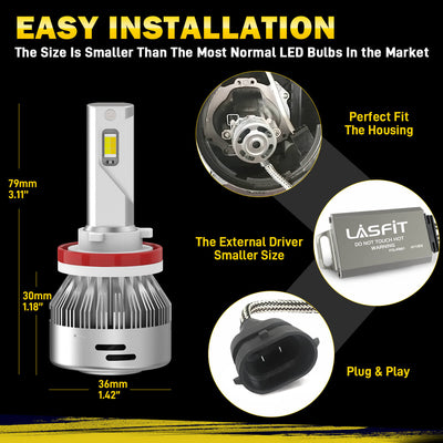 LD Plus Series Switchback LED Bulb Fog Lights/Turn Signal Lights White & Amber | 2-4 Bulbs
